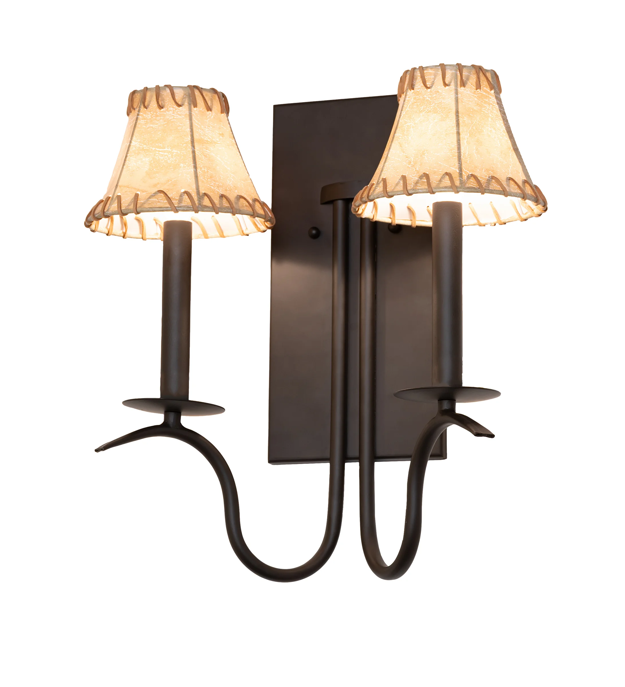 Octavia Two Light Wall Sconce in Oil Rubbed Bronze