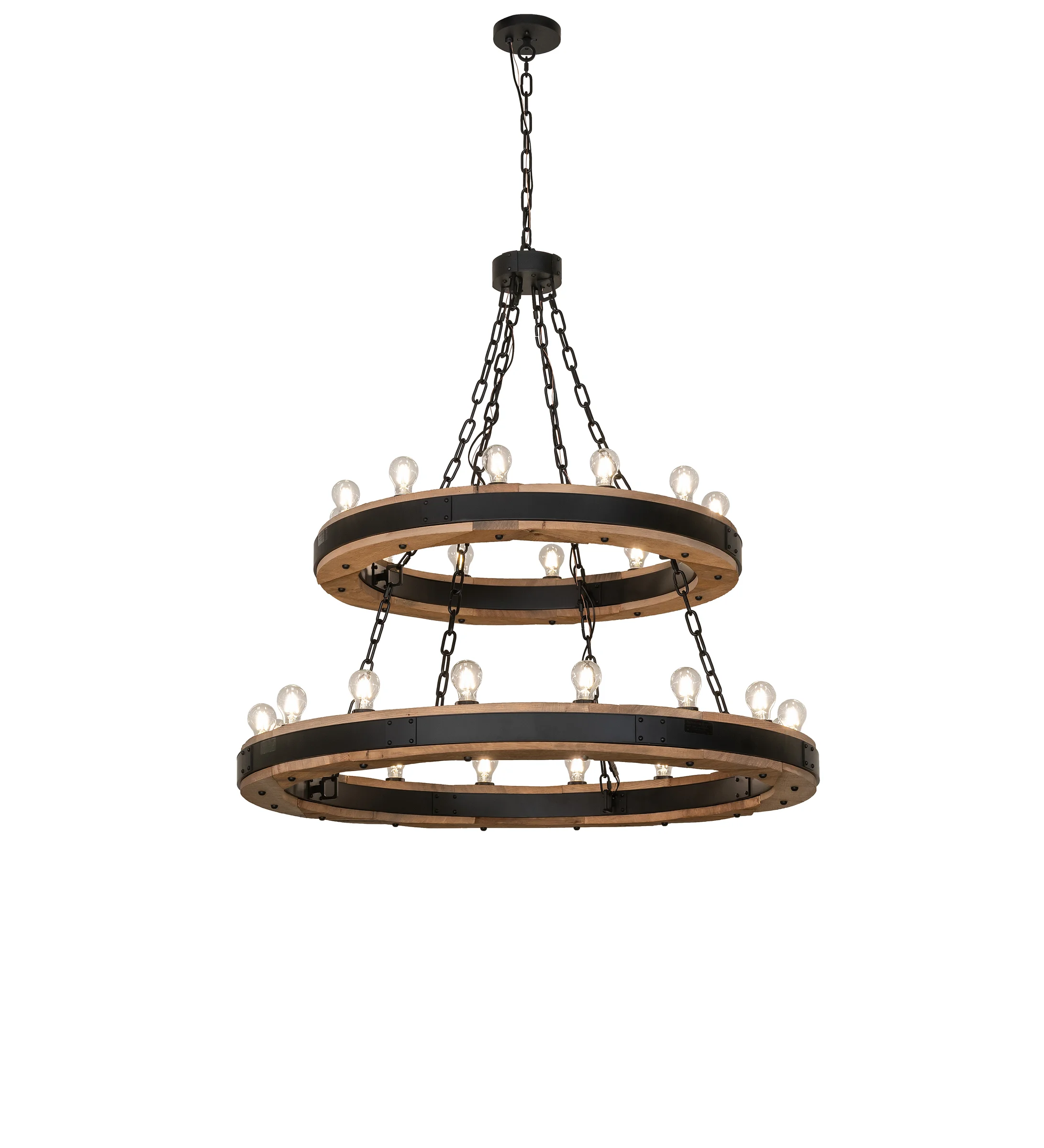 48" Wide Dowling 28 Light Two Tier Chandelier