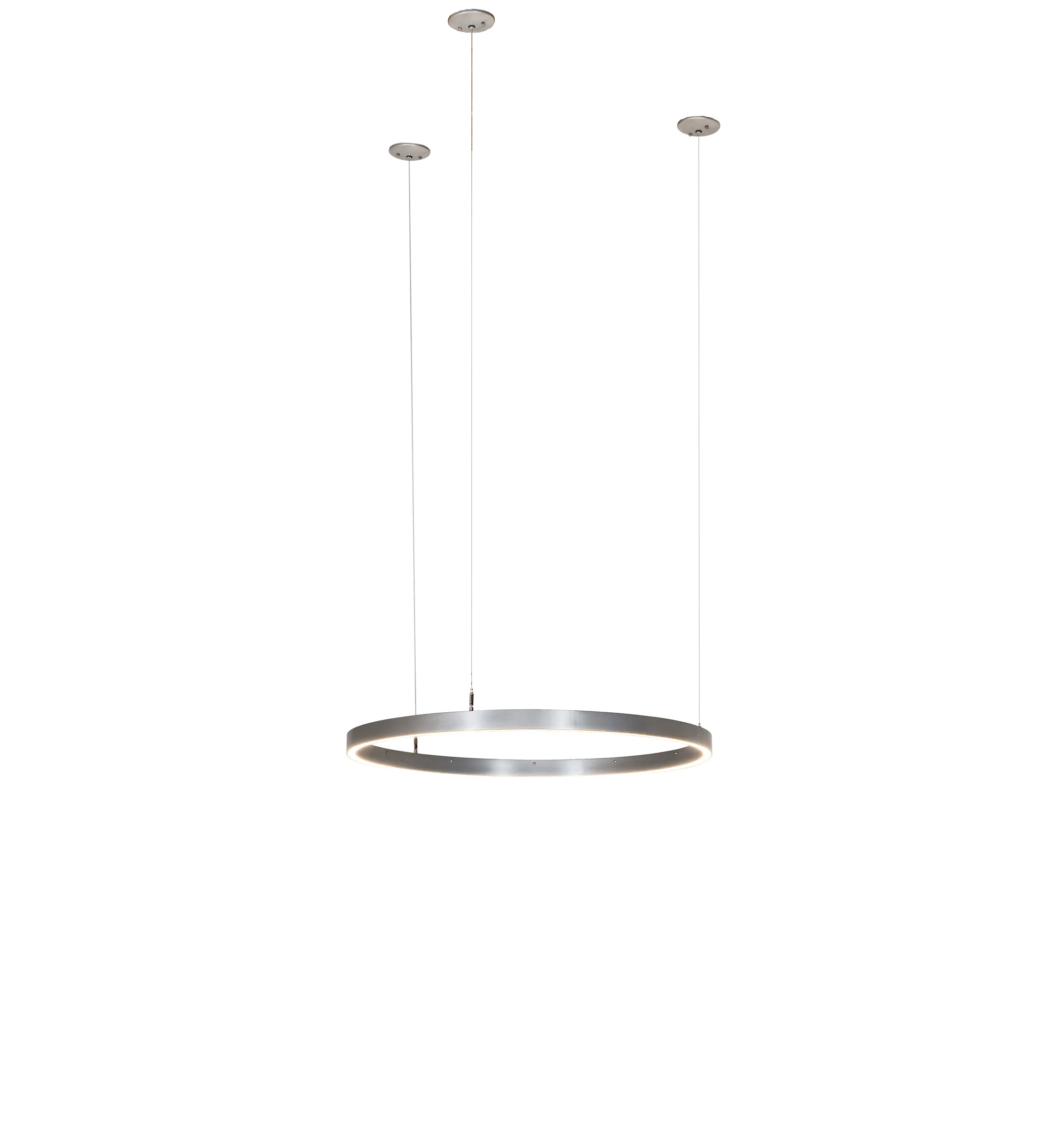 Anillo LED Pendant in Brushed Nickel