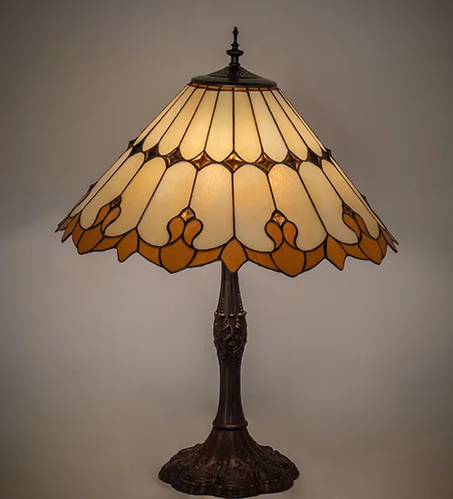 28" High Nouveau Cone Table Lamp