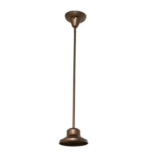 Elegant and minimalistic. This ceiling pendant hardware features a decorative style and is finished in warm, hand-applied Tyler Bronze. The hardware matches perfectly with Schoolhouse glass shade options, including model 267174, and others that have a 6-inch wide fitter. The Revival Schoolhouse Pendant Hardware is included in our American- designed, handcrafted Victorian Hardware Collection. Collection: Revival Finish: Tyler Bronze Width: 6.00" Height: 31.00" Length: 6.00" Weight: 2.50 lb Number of Bulbs: 1 Maximum Wattage: 60.00 W Bulb Type: A19 Bulb Base: E26 Material: Brass/Steel Country of Origin: USA Safety Rating: Damp - alternate view