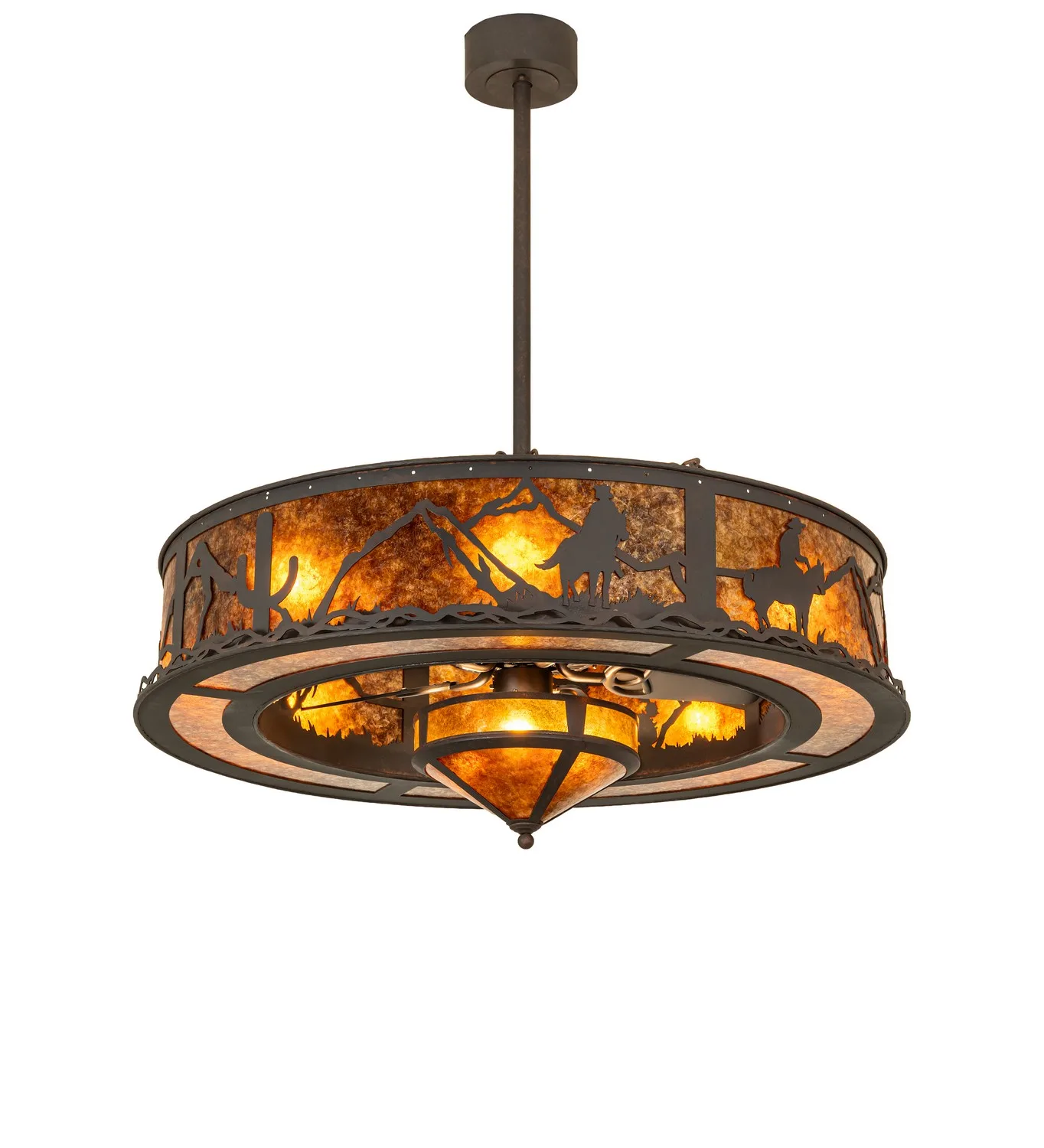 Duke 11 Light Chandel-Air in Rusty Nail