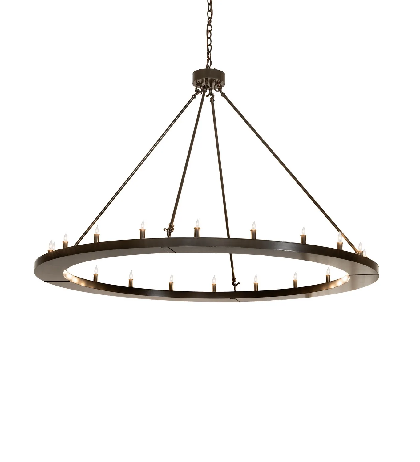 Loxley 20 Light Chandelier in Timeless Bronze