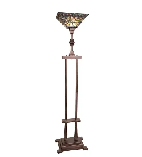 The Tiffany Jeweled Peacock by Meyda Lighting - Image 2