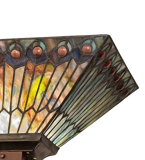The Tiffany Jeweled Peacock by Meyda Lighting - Image 4