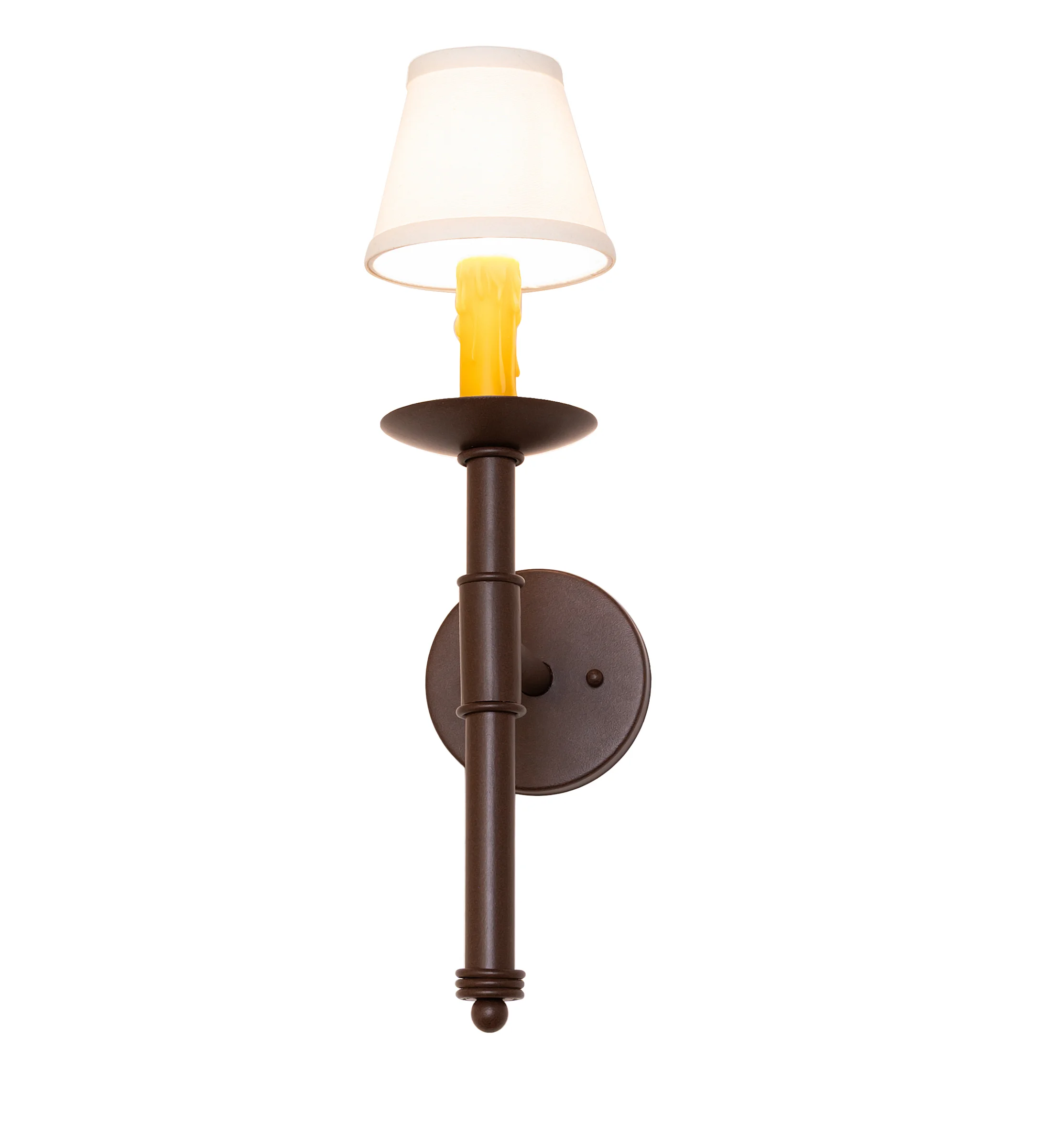 Amada One Light Wall Sconce in Cafe Noir