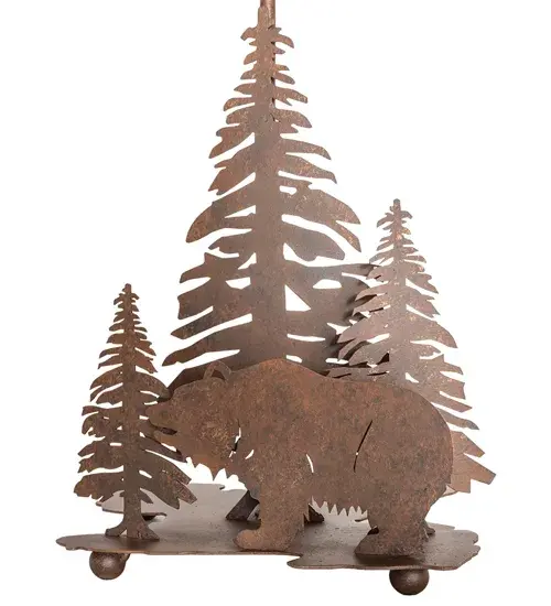 The Grizzly Bear Through the Trees by Meyda Lighting - Image 4