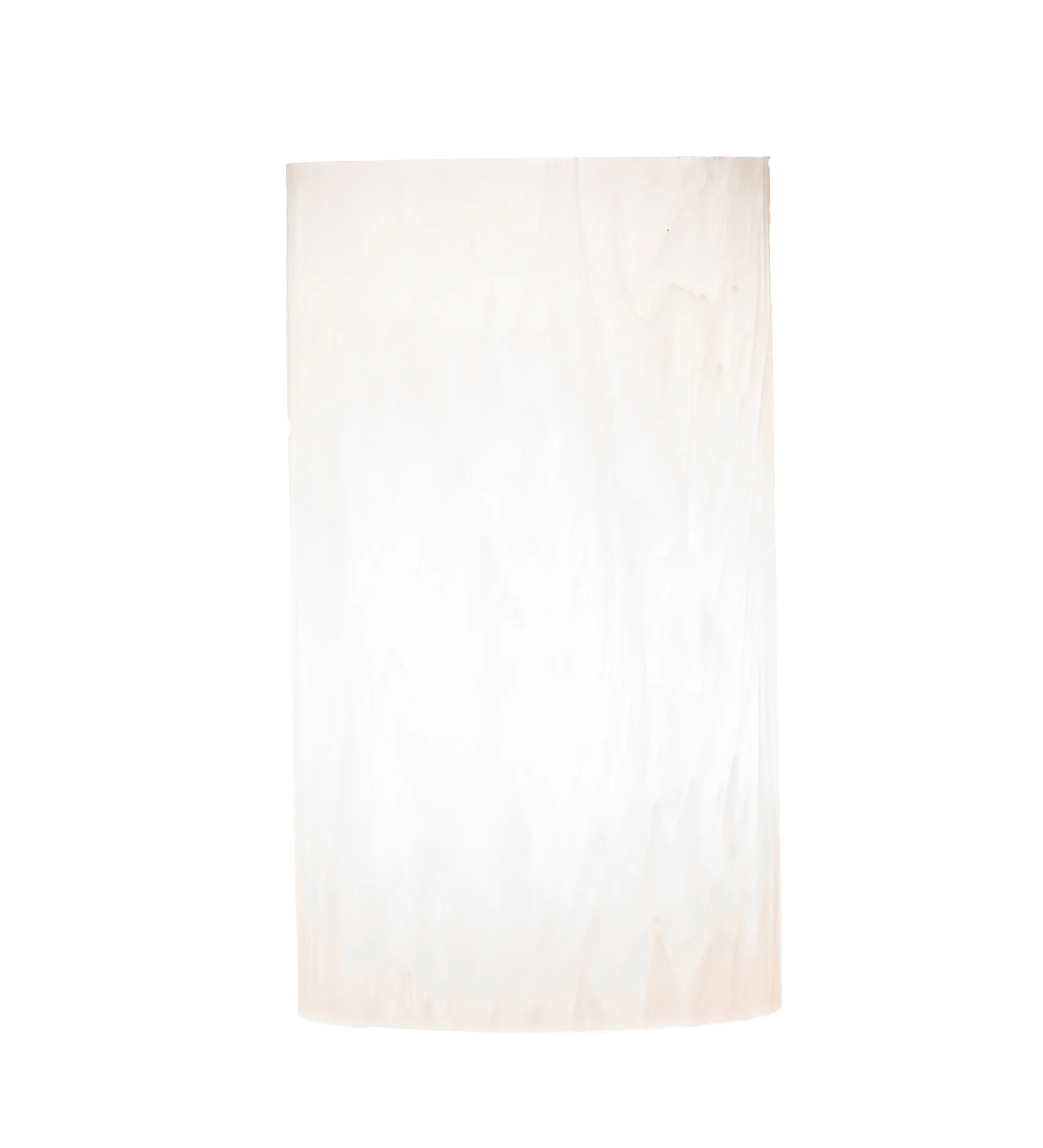 4" Wide Cylindre Angelwing Frosted Idalight Shade