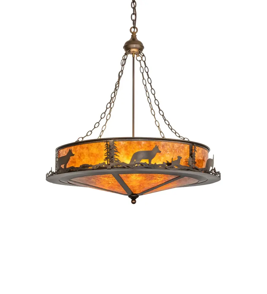 The Meyda Tiffany - Fox & Dog by Meyda Lighting