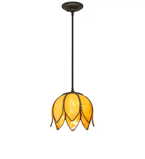 Every Meyda Tiffany item is a unique handcrafted work of art. Natural variations in the wide array of materials that we use to create each Meyda product make every item a masterpiece of its own. Photographs are a general representation of the product. Colors and designs will vary. Collection: Tulip Finish: Oil Rubbed Bronze/Hi-Lited Craftsman Brown Oil Rubbed Bronze Glass: Honey Amber Glass Width: 10.00" Height: 30.00" Length: 10.00" Weight: 5.00 lb Number of Bulbs: 1 Maximum Wattage: 60.00 W Bulb Type: A19 Bulb Base: E26 Material: Steel Country of Origin: USA Safety Rating: Damp - alternate view