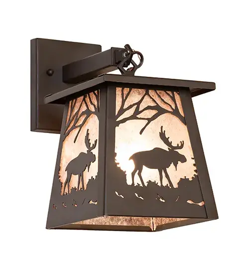 The Meyda Tiffany - Moose At Dawn by Meyda Lighting - Image 2