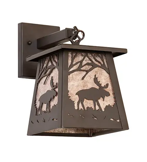 The Meyda Tiffany - Moose At Dawn by Meyda Lighting - Image 3