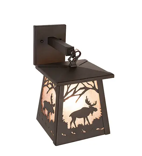 The Meyda Tiffany - Moose At Dawn by Meyda Lighting - Image 4