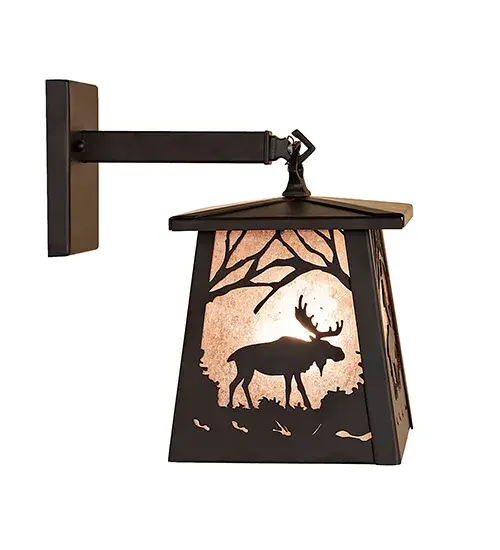 The Meyda Tiffany - Moose At Dawn by Meyda Lighting - Image 8