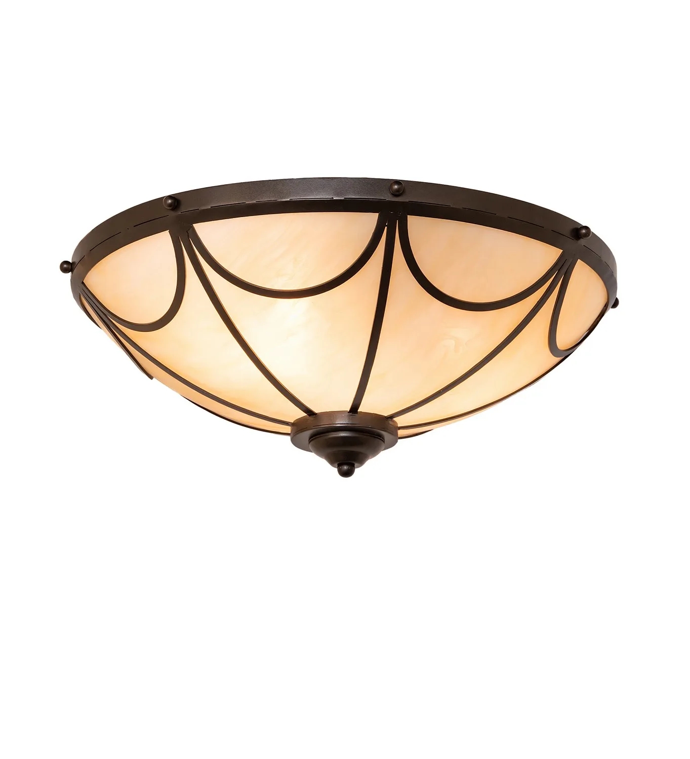 Carousel LED Flush Mount in Bronze