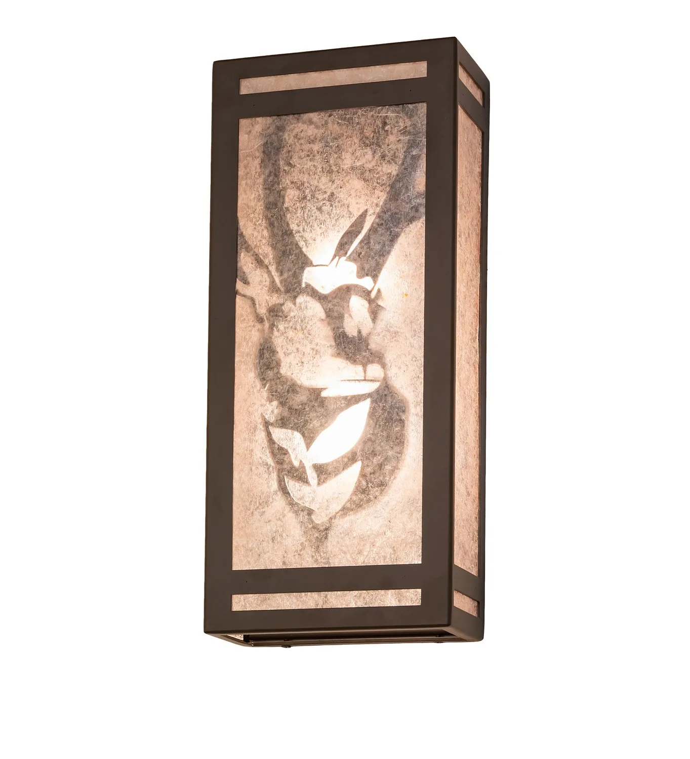 Antelope Two Light Wall Sconce in Oil Rubbed Bronze