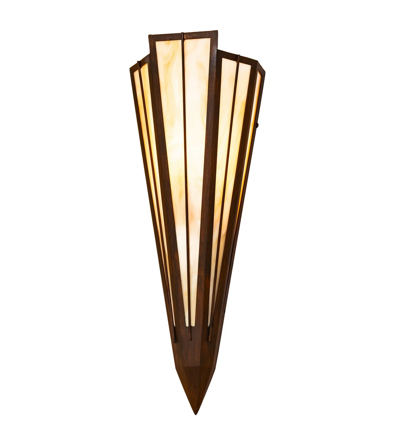 Brum One Light Wall Sconce in Rustic Iron