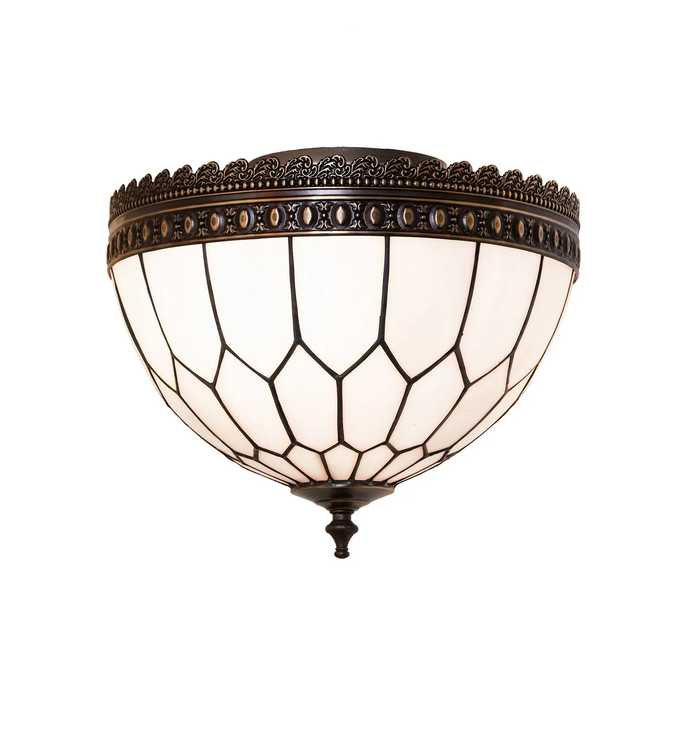 Vincent Two Light Flush Mount in Hi-Lited Craftsman Brown Antique Brass Matte