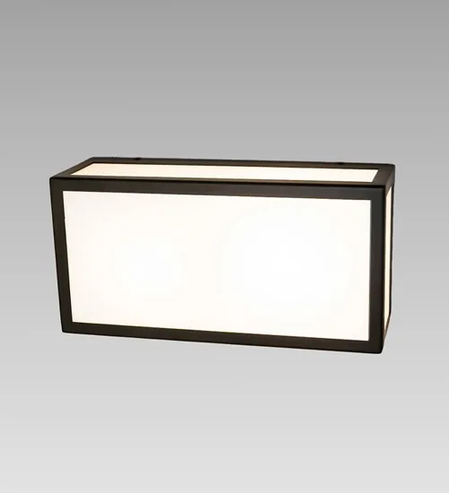 Quadrato Two Light Wall Sconce in Solar Black