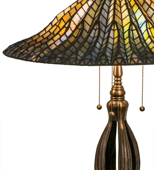 The Tiffany Lotus Leaf by Meyda Lighting - Image 7