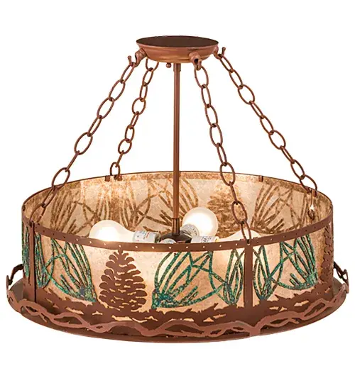 The Meyda Tiffany - Mountain Pine by Meyda Lighting - Image 4