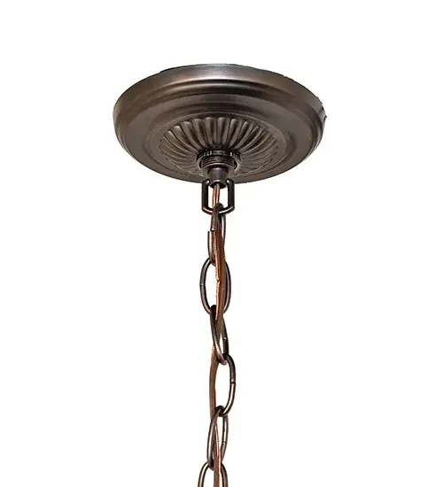 Anabelle 18" Victorian Art Glass Pendant - Image 6