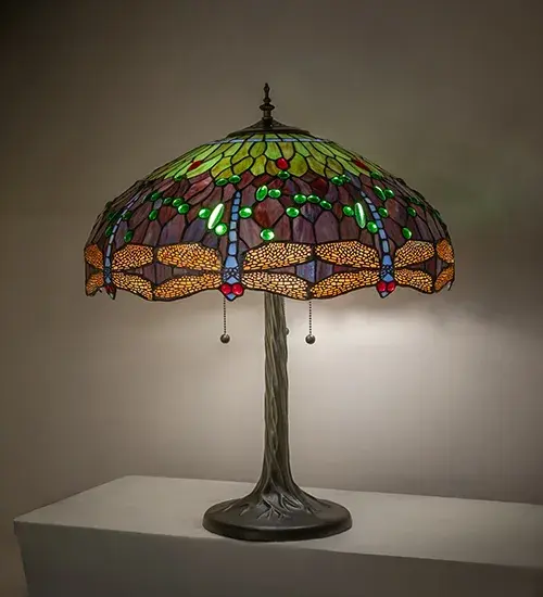 The Meyda Tiffany - Tiffany Hanging Head Dragonfly by Meyda Lighting