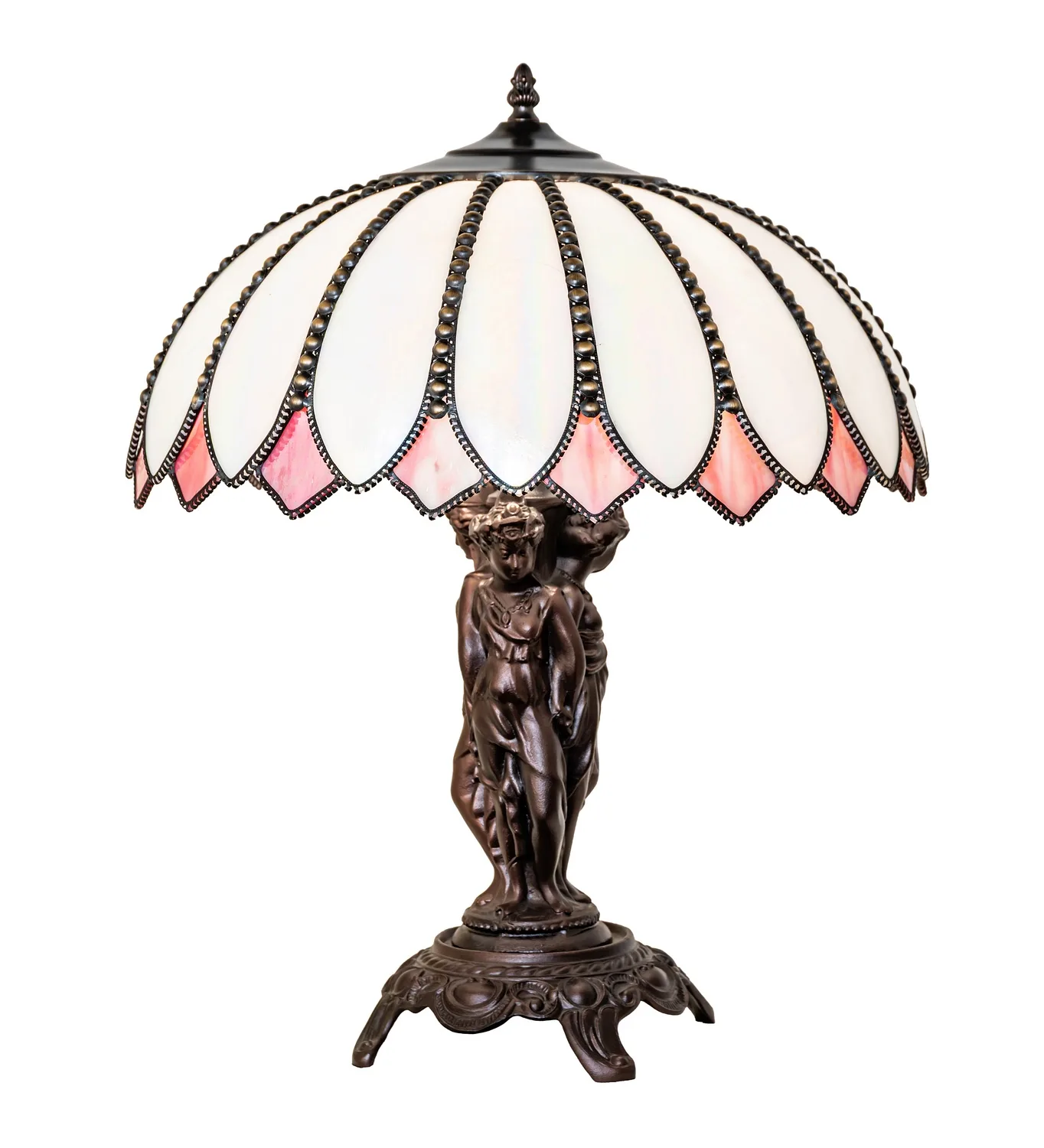 Daisy One Light Table Lamp in Craftsman Brown, Highlighted Mahogany Bronze