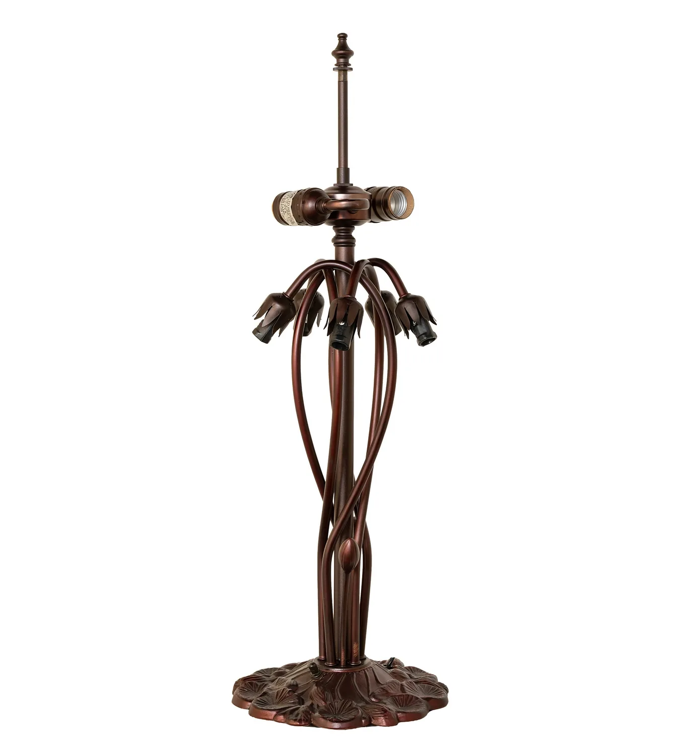 Dragonfly Two Light Table Lamp in Mahogany Bronze