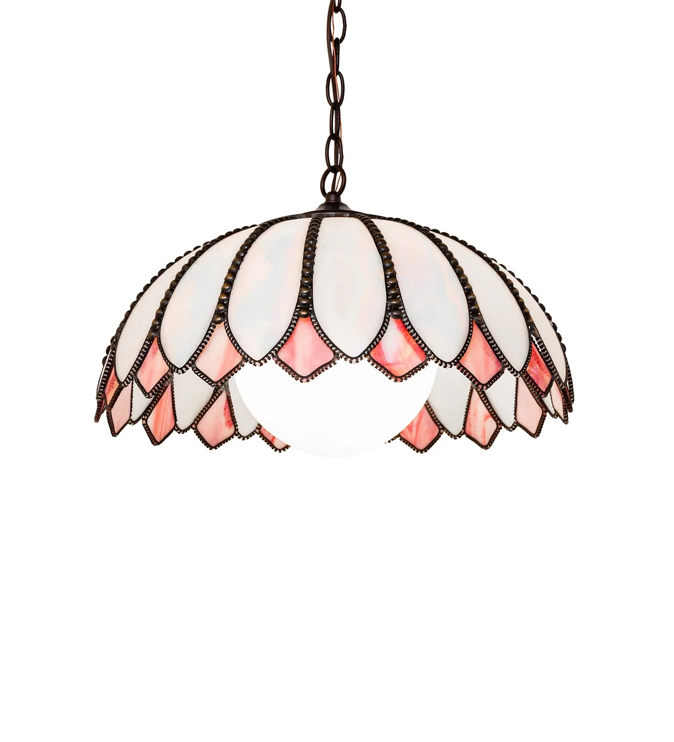 Daisy One Light Pendant in Craftsman Brown, Highlighted Mahogany Bronze
