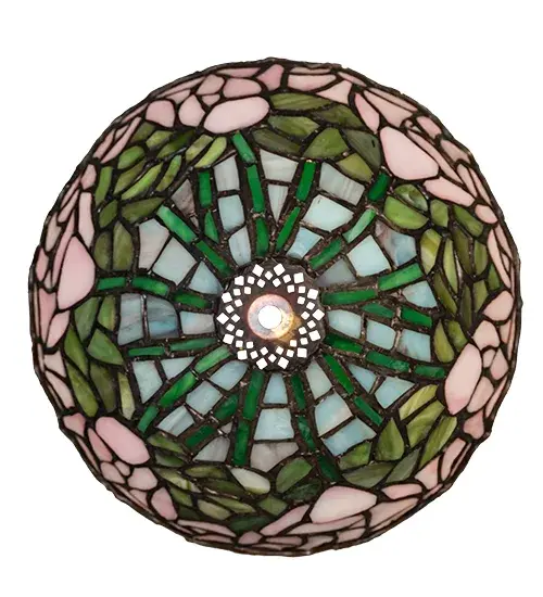 The Tiffany Cabbage Rose by Meyda Lighting - Image 4