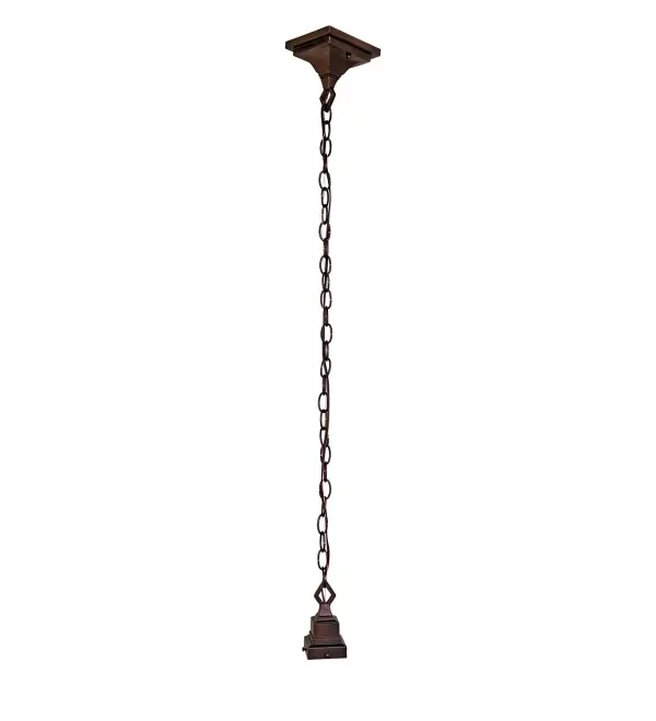 Every Meyda Tiffany item is a unique handcrafted work of art. Natural variations in the wide array of materials that we use to create each Meyda product make every item a masterpiece of its own. Photographs are a general representation of the product. Colors and designs will vary. Collection: Mission Finish: Mahogany Bronze Width: 7.00" Height: 12.00" Length: 5.00" Weight: 2.00 lb Number of Bulbs: 1 Maximum Wattage: 60.00 W Bulb Type: A19 Bulb Base: E26 Material: Zinc/Steel Country of Origin: CHINA Safety Rating: Damp