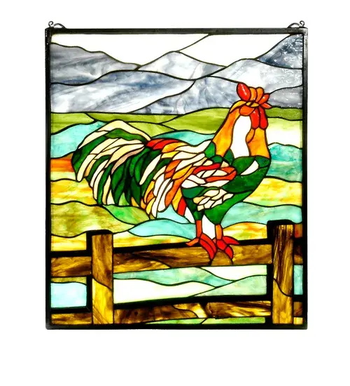 The Tiffany Rooster by Meyda Lighting