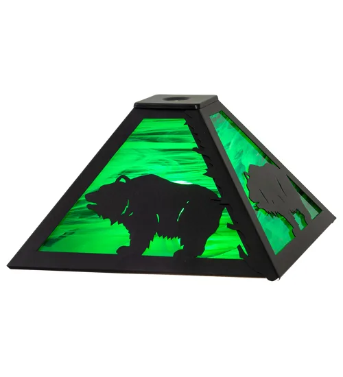 Grizzly Bear Shade in Textured Black