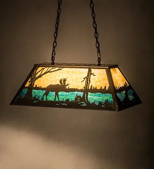 The Meyda Tiffany - Moose At Lake by Meyda Lighting - Image 1