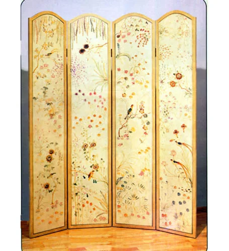 Birds Of Paradise Floral Room Dv Room Divider in Multi