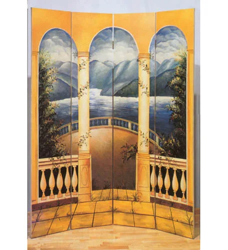 Mediterranean Cove Room Divider Room Divider in Multi