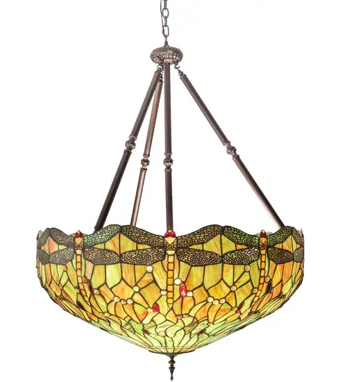 The Meyda Tiffany - Tiffany Hanginghead Dragonfly by Meyda Lighting - Image 5