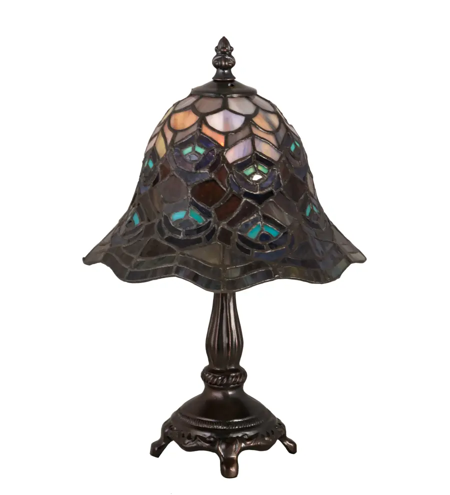 The Tiffany Peacock Feather by Meyda Lighting - Image 1