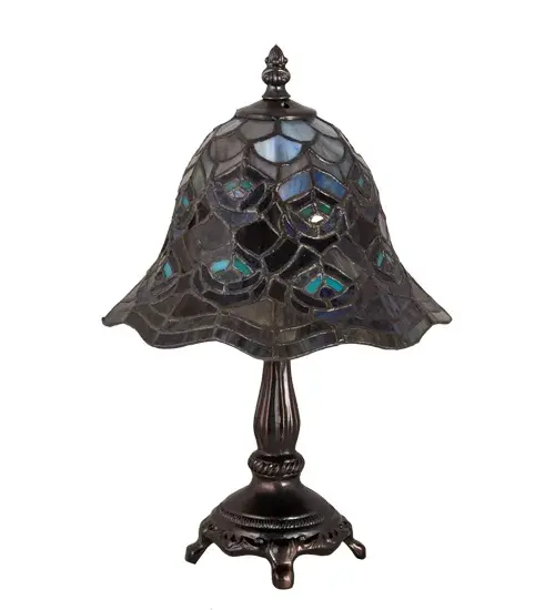 The Tiffany Peacock Feather by Meyda Lighting - Image 3