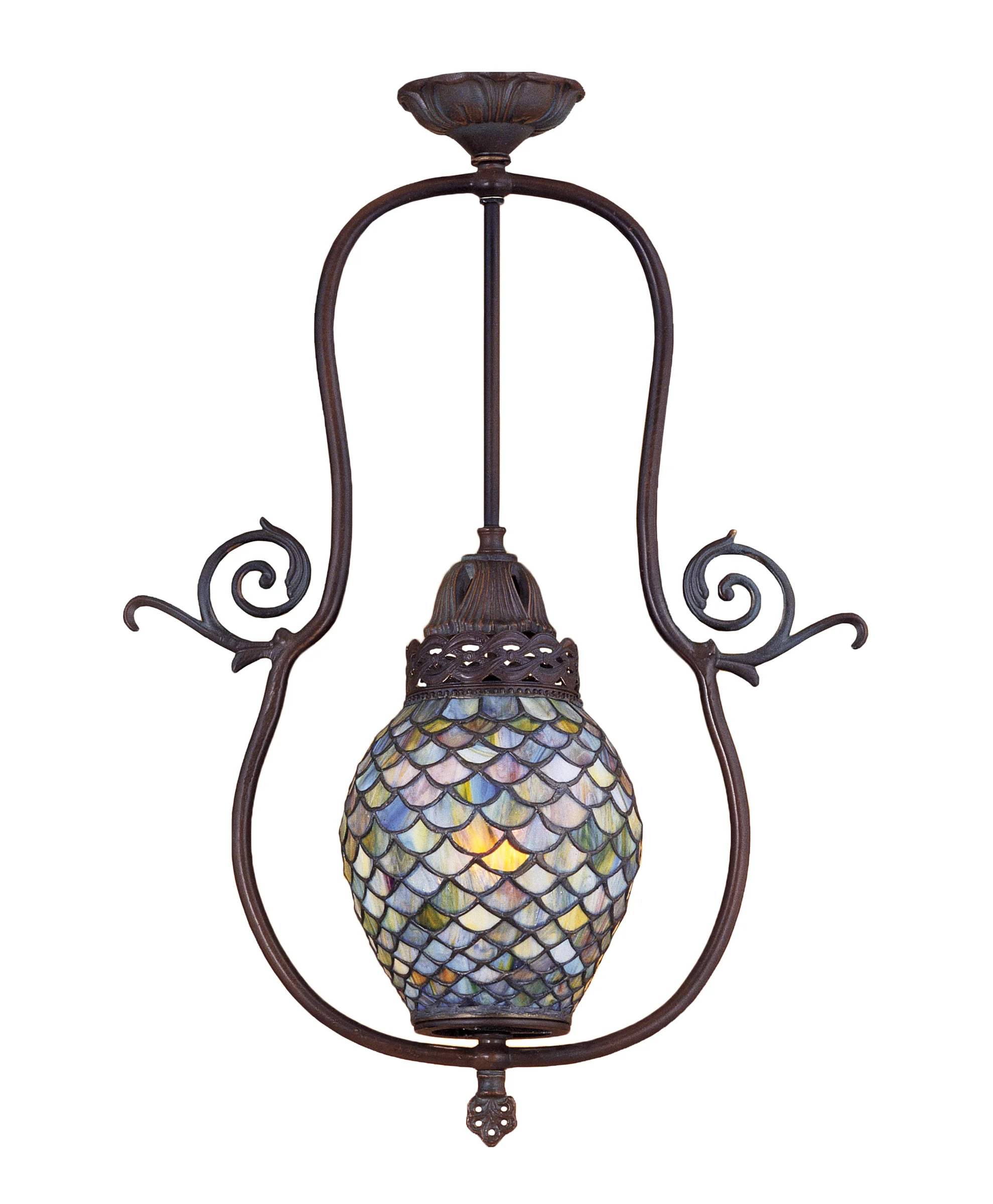 Fishscale One Light Pendant