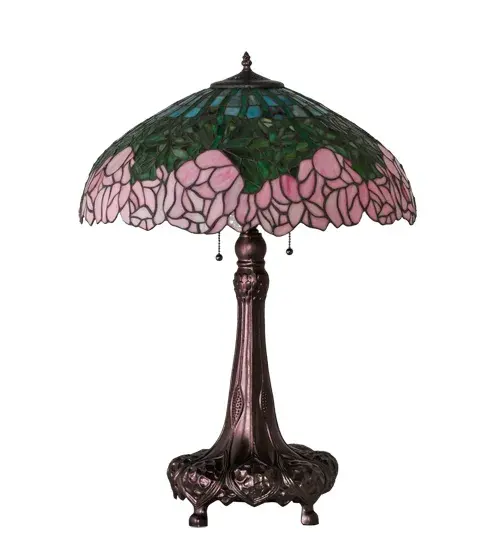 The Tiffany Cabbage Rose by Meyda Lighting - Image 3