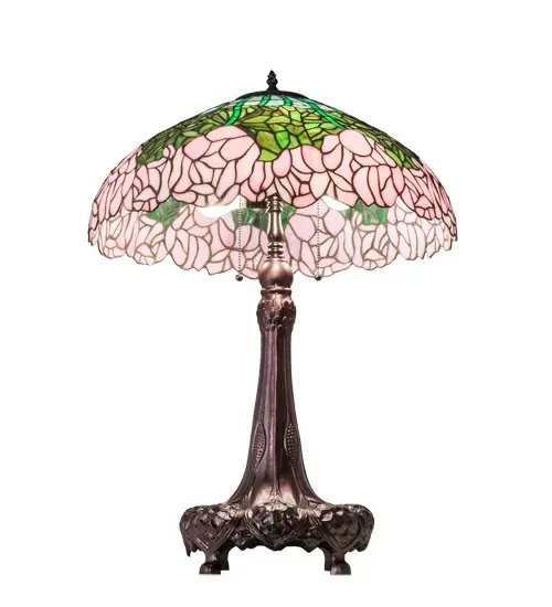 The Tiffany Cabbage Rose by Meyda Lighting - Image 6