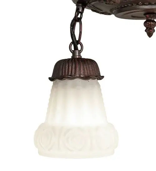 The White Puffy Rose by Meyda Lighting - Image 8