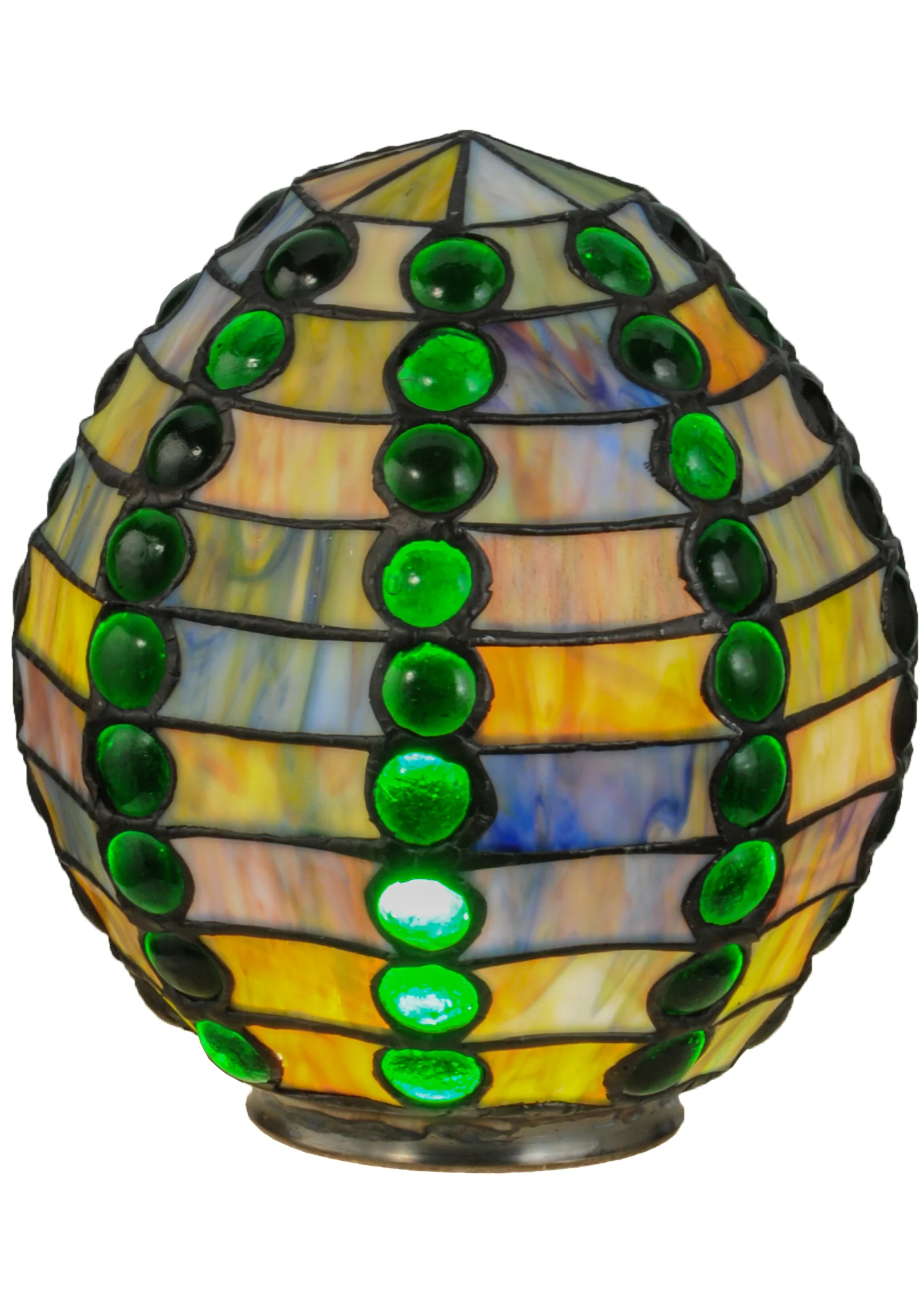 8" Wide Jeweled Beehive Shade