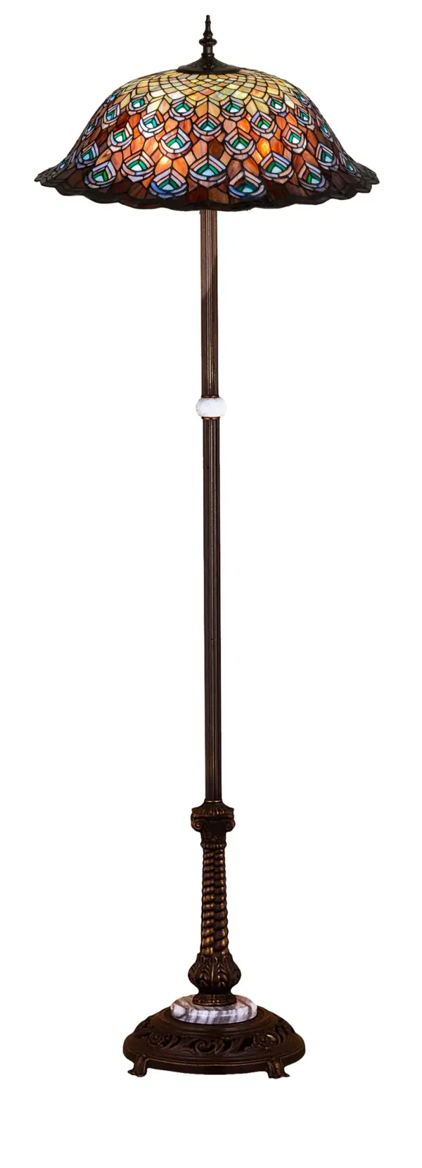 The Tiffany Peacock Feather by Meyda Lighting
