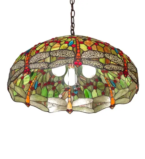 The Meyda Tiffany - Tiffany Hanginghead Dragonfly by Meyda Lighting - Image 6