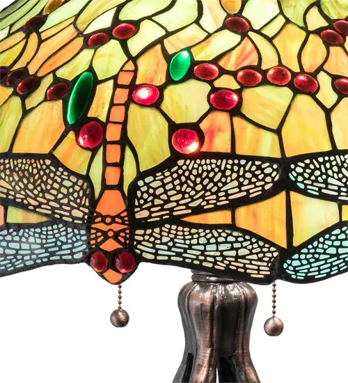 The Meyda Tiffany - Tiffany Hanginghead Dragonfly by Meyda Lighting - Image 7
