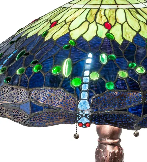 The Meyda Tiffany - Tiffany Hanginghead Dragonfly by Meyda Lighting - Image 7