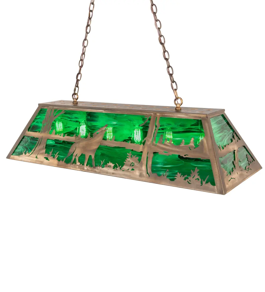 The Meyda Tiffany - Wolf At Lake by Meyda Lighting - Image 1